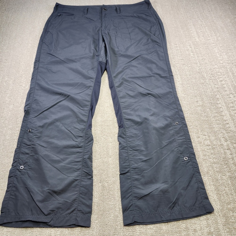 Exofficio BA Sandfly Pants Men 36x30 Lightweight Mesh Vented Hiking Fishing Gray